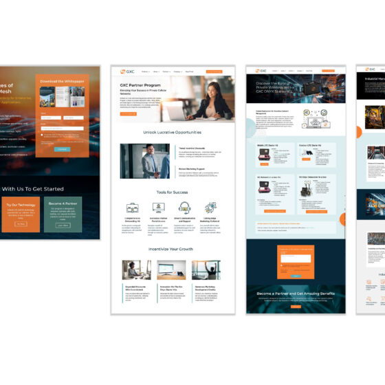 gxc landing pages